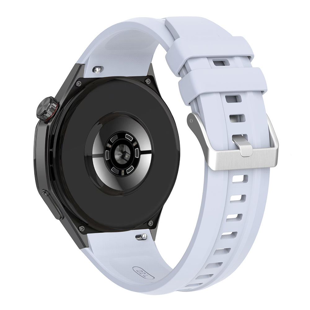 Huawei Watch GT5 Pro 46mm Zore KRD-130 Silikon Kordon Strap Kayış Buz Mavisi