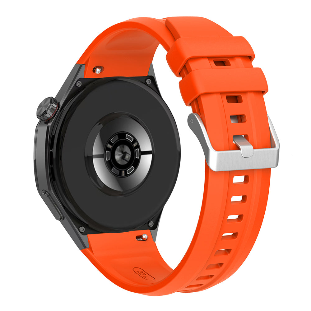 Huawei Watch GT5 Pro 46mm Zore KRD-130 Silikon Kordon Strap Kayış Gri