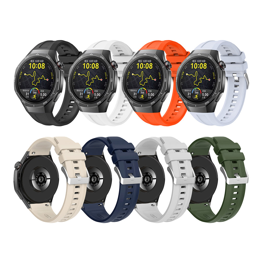 Huawei Watch GT5 Pro 46mm Zore KRD-130 Silikon Kordon Strap Kayış Starlight