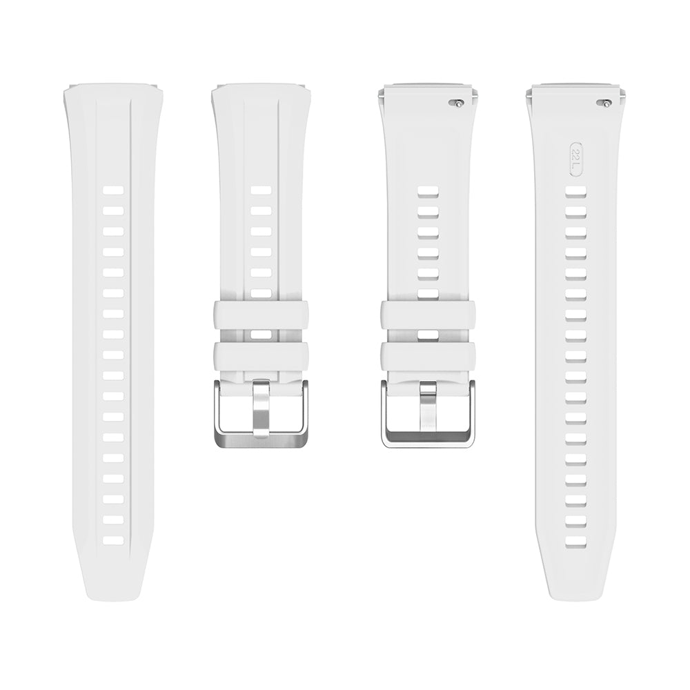 Huawei Watch GT5 Pro 46mm Zore KRD-130 Silikon Kordon Strap Kayış Gri