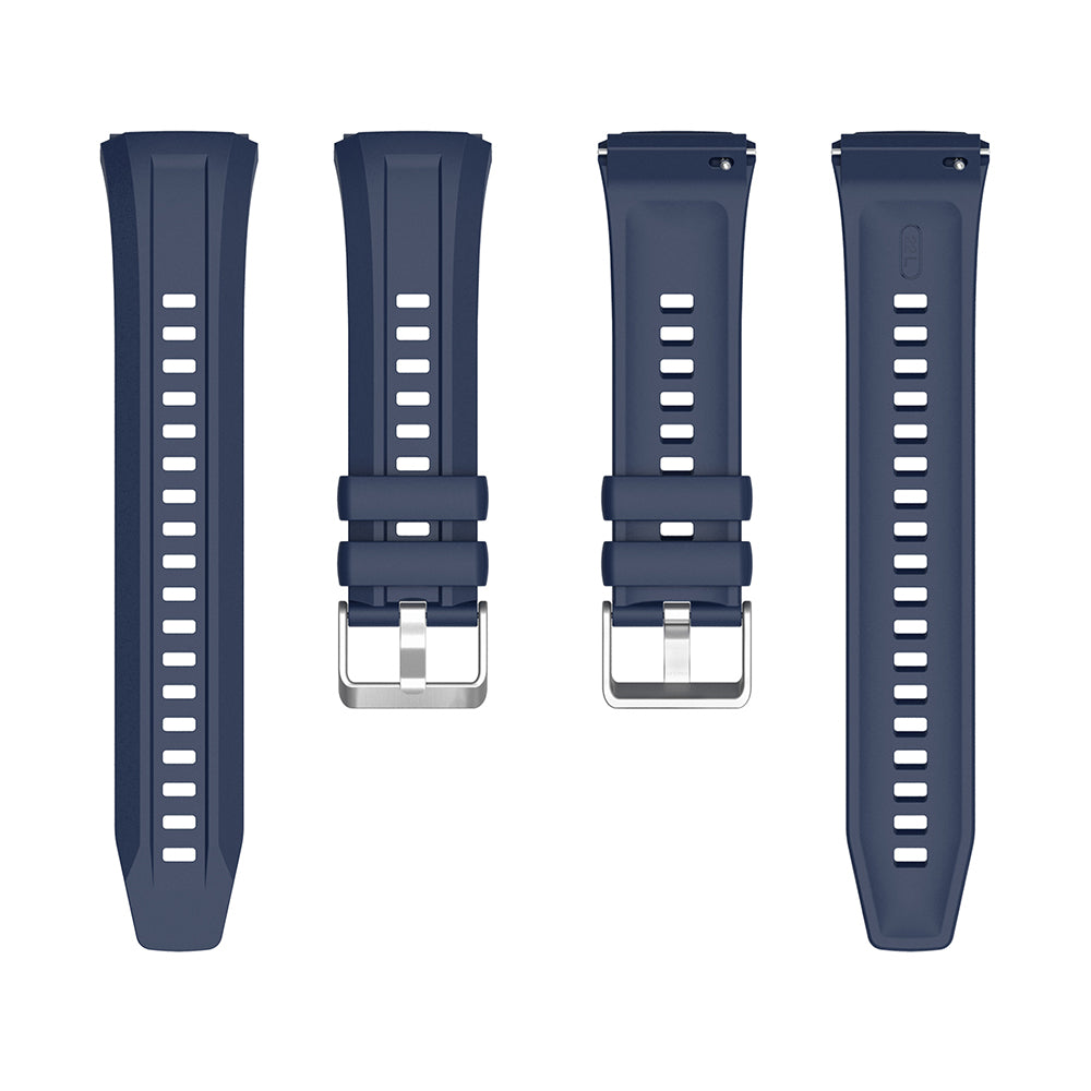 Huawei Watch GT5 Pro 46mm Zore KRD-130 Silikon Kordon Strap Kayış Buz Mavisi