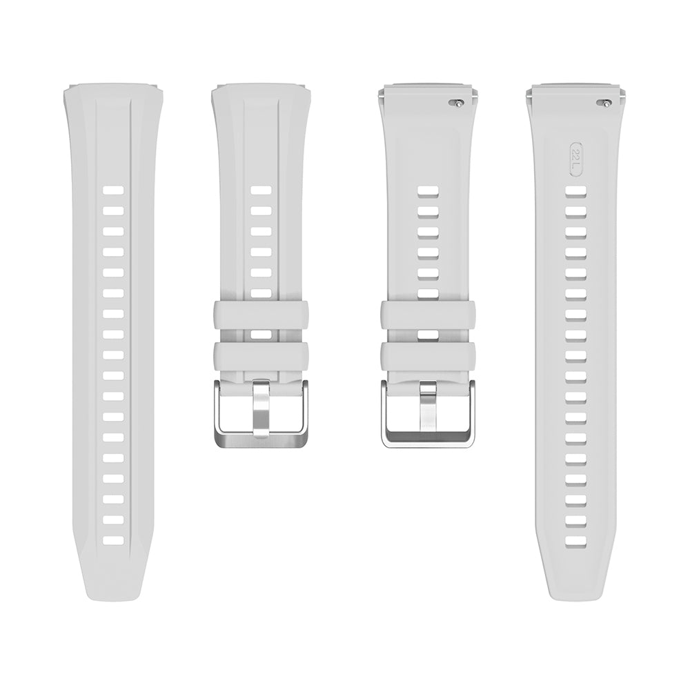 Huawei Watch GT5 Pro 46mm Zore KRD-130 Silikon Kordon Strap Kayış Beyaz