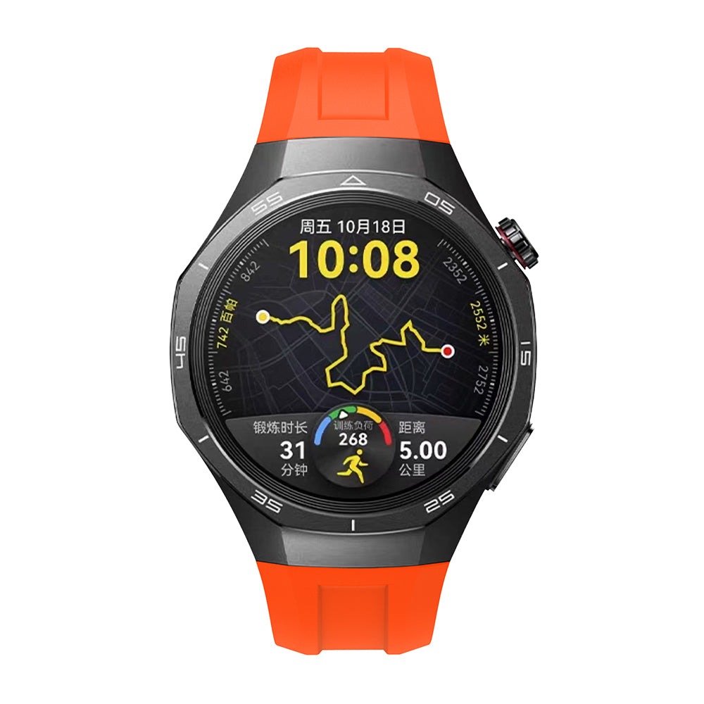 Huawei Watch GT5 Pro 46mm Zore KRD-130 Silikon Kordon Strap Kayış Buz Mavisi