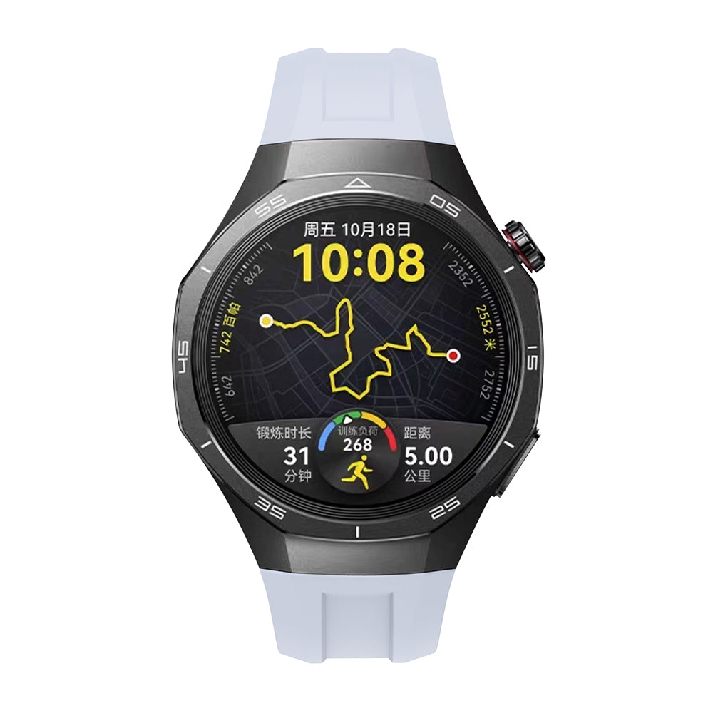 Huawei Watch GT5 Pro 46mm Zore KRD-130 Silikon Kordon Strap Kayış Turuncu