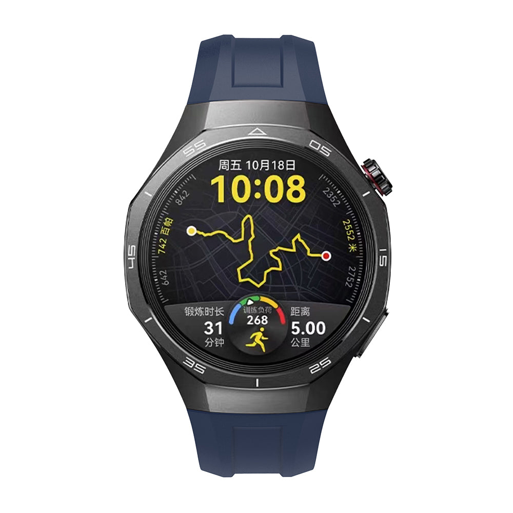 Huawei Watch GT5 Pro 46mm Zore KRD-130 Silikon Kordon Strap Kayış Siyah
