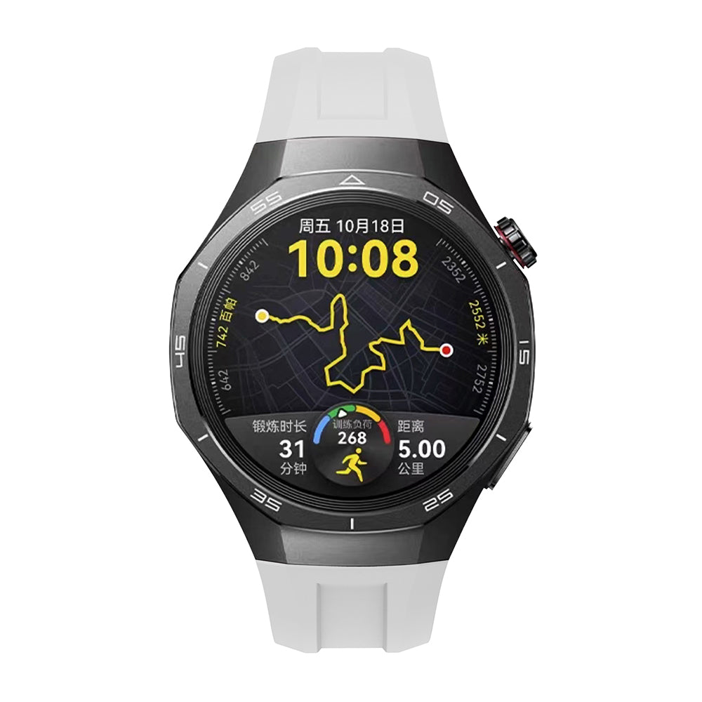 Huawei Watch GT5 Pro 46mm Zore KRD-130 Silikon Kordon Strap Kayış Beyaz
