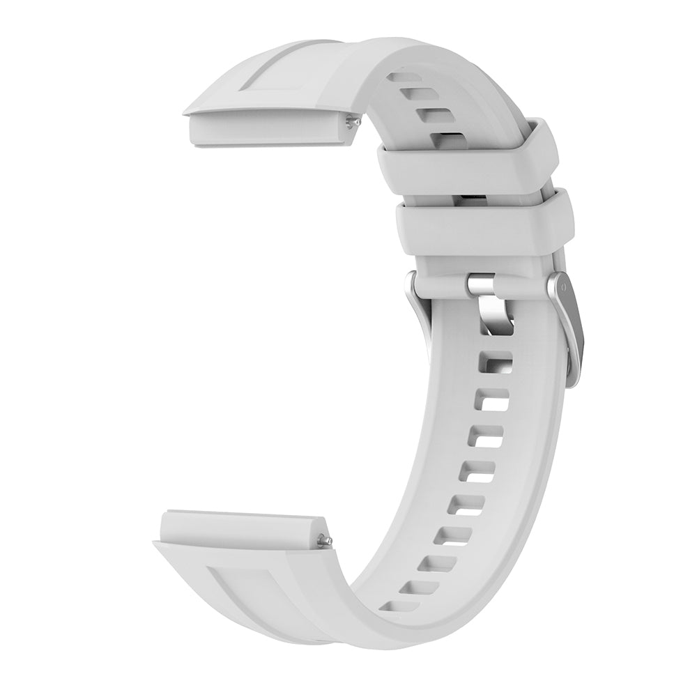 Huawei Watch GT5 Pro 46mm Zore KRD-130 Silikon Kordon Strap Kayış Beyaz