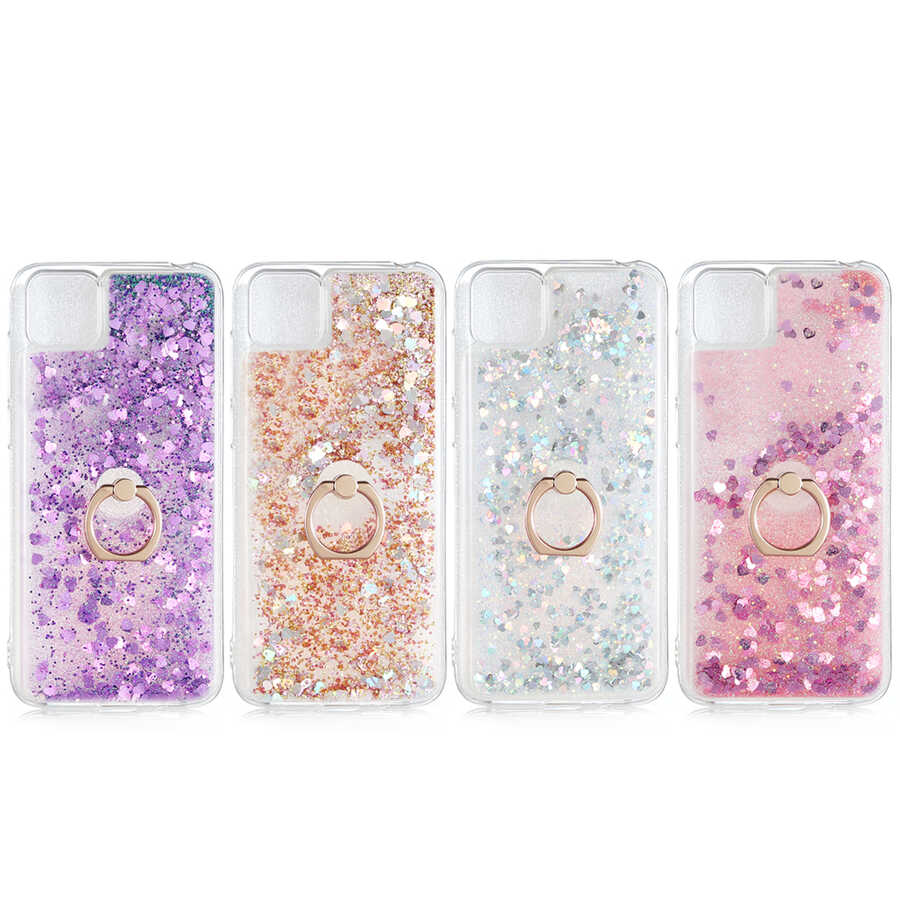 Huawei Y5P Kılıf Zore Milce Kapak Mor