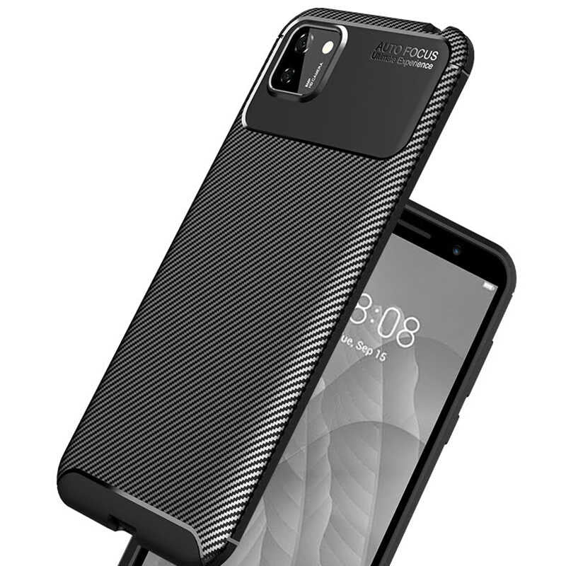 Huawei Y5P Kılıf Zore Negro Silikon Kapak Lacivert