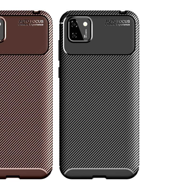 Huawei Y5P Kılıf Zore Negro Silikon Kapak Lacivert