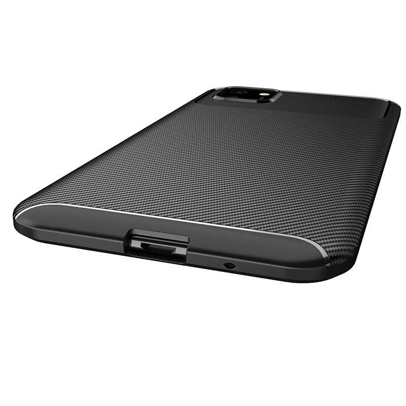 Huawei Y5P Kılıf Zore Negro Silikon Kapak Lacivert