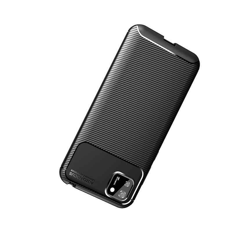 Huawei Y5P Kılıf Zore Negro Silikon Kapak Lacivert