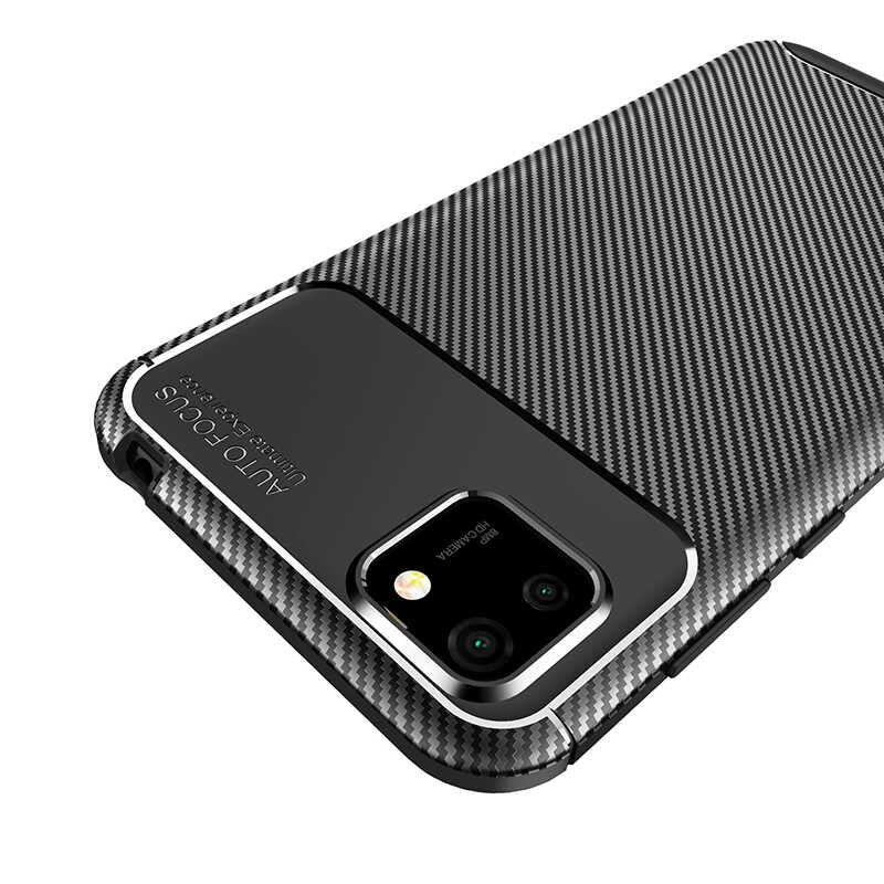 Huawei Y5P Kılıf Zore Negro Silikon Kapak Lacivert