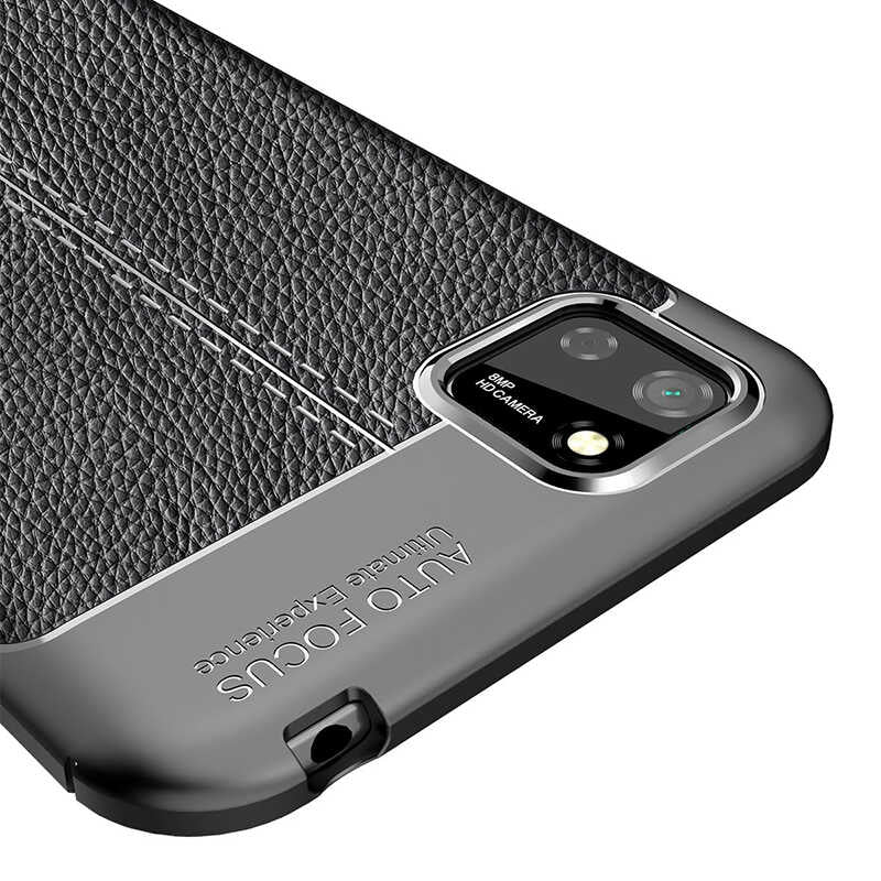 Huawei Y5P Kılıf Zore Niss Silikon Kapak Lacivert