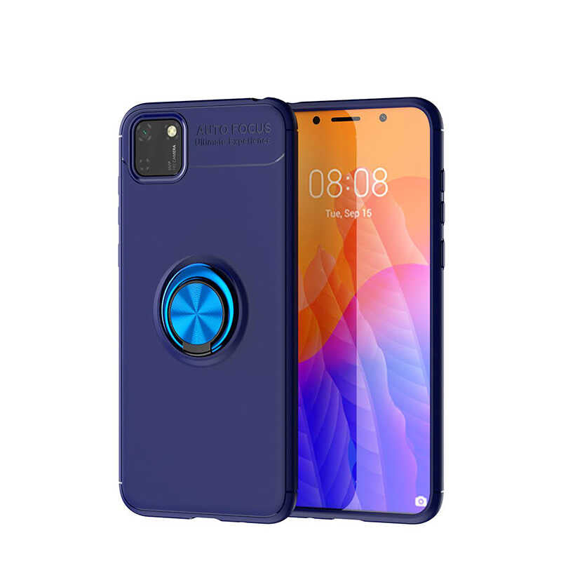 Huawei Y5P Kılıf Zore Ravel Silikon Kapak Kırmızı