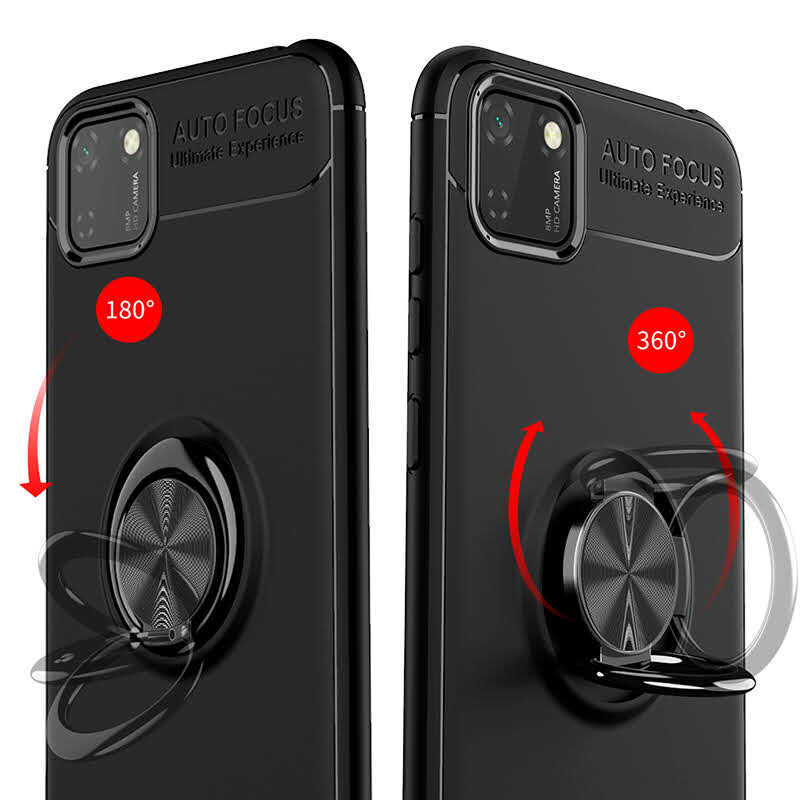 Huawei Y5P Kılıf Zore Ravel Silikon Kapak Mavi