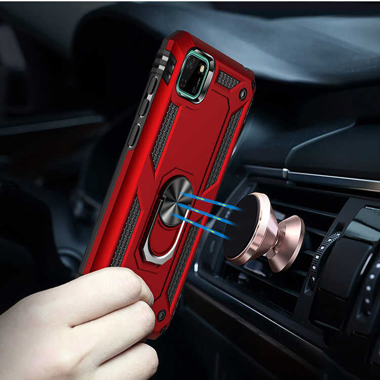 Huawei Y5P Kılıf Zore Vega Kapak Rose Gold