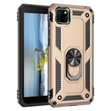 Huawei Y5P Kılıf Zore Vega Kapak Gold