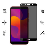 Huawei Y5P Zore New 5D Privacy Temperli Ekran Koruyucu Siyah