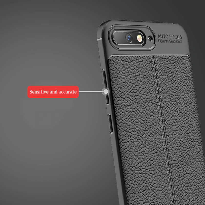 Huawei Y6 2018 Kılıf Zore Niss Silikon Kapak Lacivert