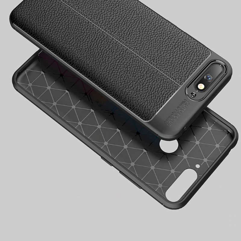 Huawei Y6 2018 Kılıf Zore Niss Silikon Kapak Siyah