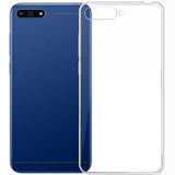 Huawei Y6 2018 Kılıf Zore Süper Silikon Kapak Renksiz