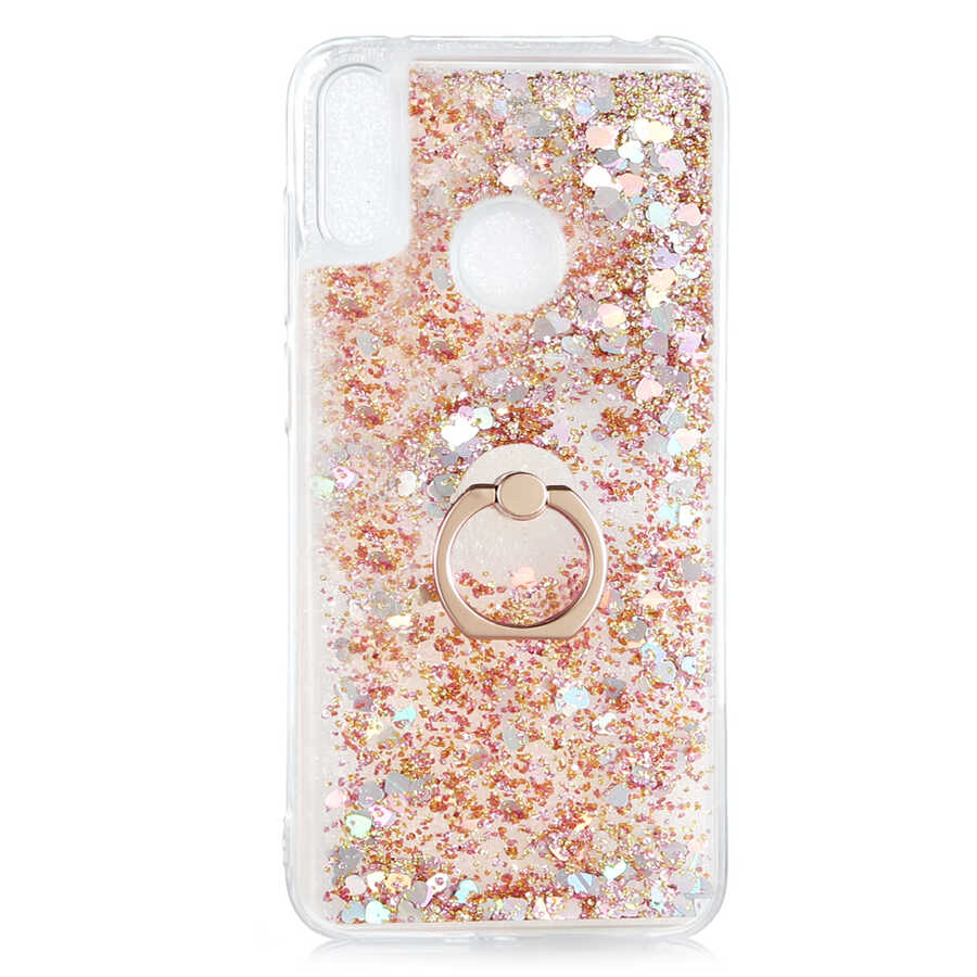 Huawei Y6 2019 Kılıf Zore Milce Kapak Gold
