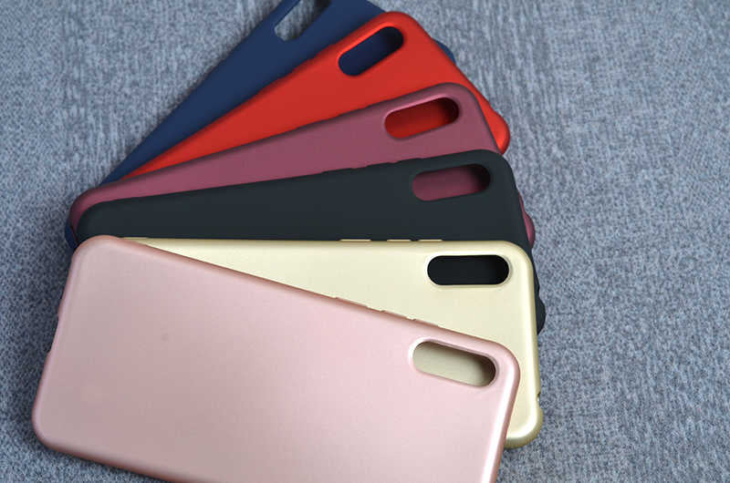 Huawei Y6 2019 Kılıf Zore Premier Silikon Kapak Kırmızı