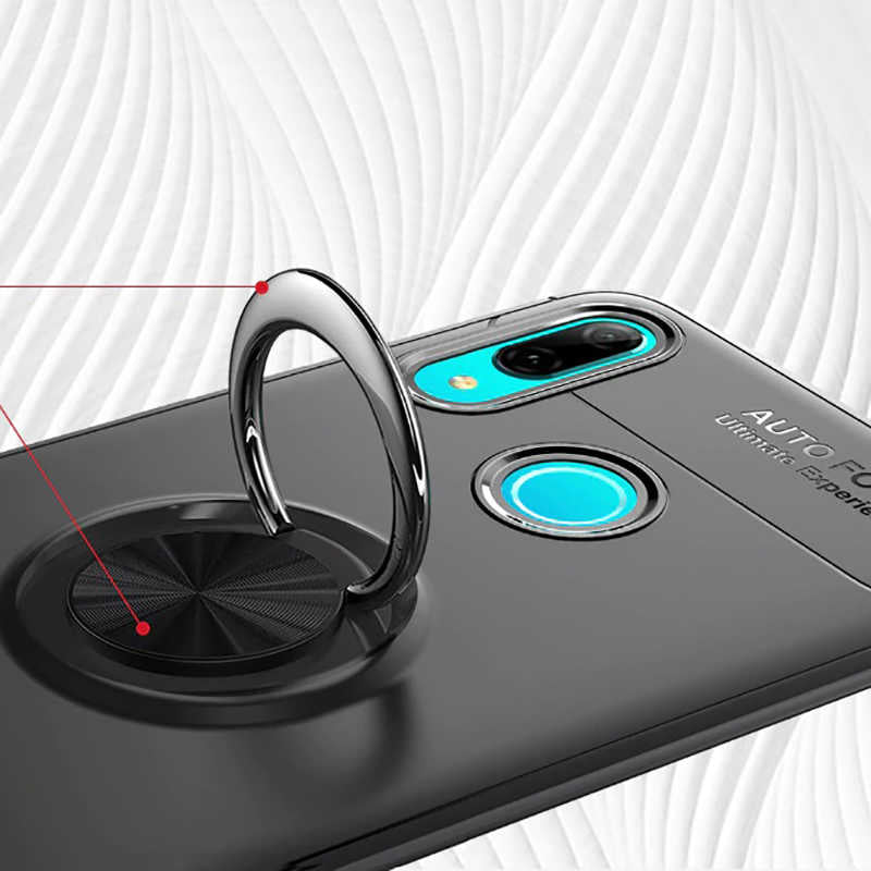 Huawei Y6 2019 Kılıf Zore Ravel Silikon Kapak Siyah