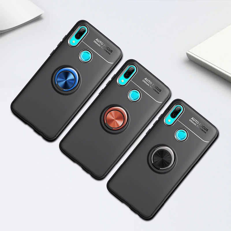 Huawei Y6 2019 Kılıf Zore Ravel Silikon Kapak Siyah