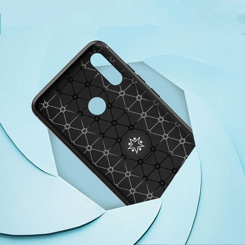Huawei Y6 2019 Kılıf Zore Ravel Silikon Kapak Siyah