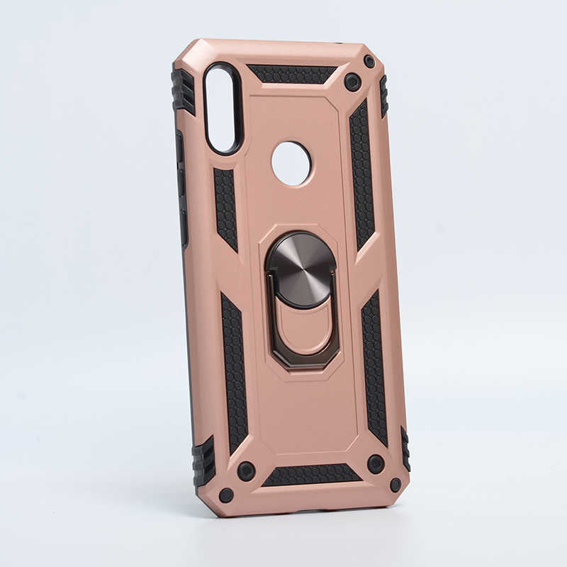 Huawei Y6 2019 Kılıf Zore Vega Kapak Siyah