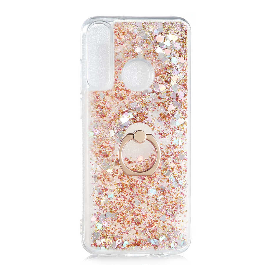 Huawei Y6P Kılıf Zore Milce Kapak Gold
