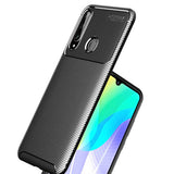 Huawei Y6P Kılıf Zore Negro Silikon Kapak Kahverengi
