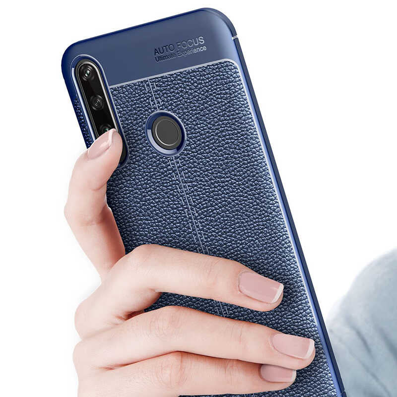 Huawei Y6P Kılıf Zore Niss Silikon Kapak Siyah