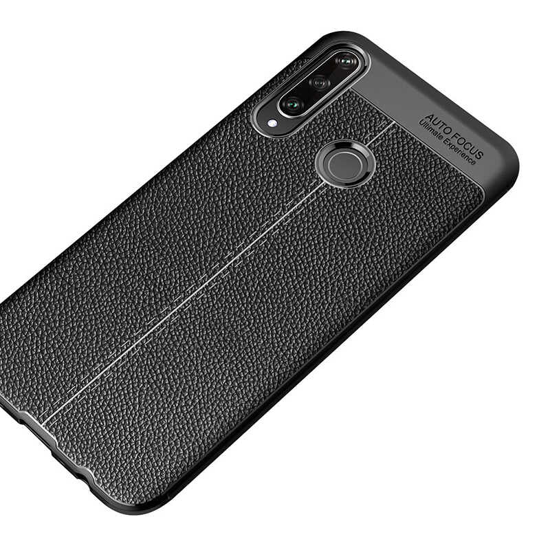 Huawei Y6P Kılıf Zore Niss Silikon Kapak Siyah