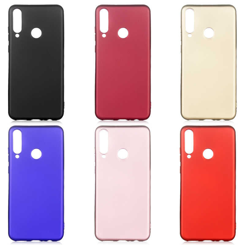 Huawei Y6P Kılıf Zore Premier Silikon Kapak Rose Gold