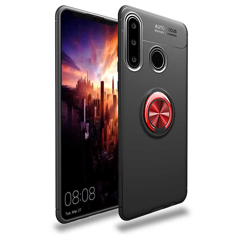 Huawei Y6P Kılıf Zore Ravel Silikon Kapak Mavi