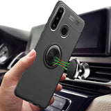 Huawei Y6P Kılıf Zore Ravel Silikon Kapak Mavi
