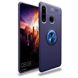 Huawei Y6P Kılıf Zore Ravel Silikon Kapak Mavi