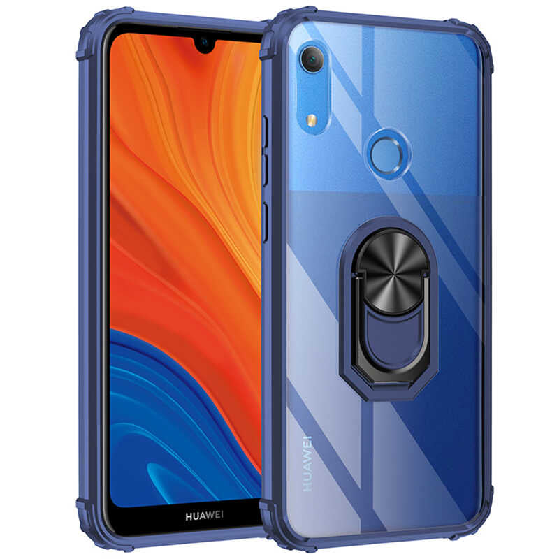 Huawei Y6S 2019 Kılıf Zore Mola Kapak Siyah