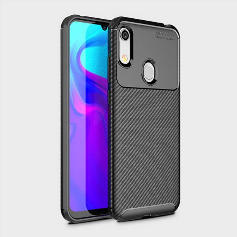 Huawei Y6S 2019 Kılıf Zore Negro Silikon Kapak Kahverengi