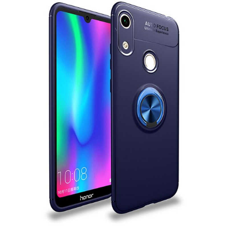 Huawei Y6S 2019 Kılıf Zore Ravel Silikon Kapak Siyah