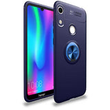 Huawei Y6S 2019 Kılıf Zore Ravel Silikon Kapak Siyah-Kırmızı