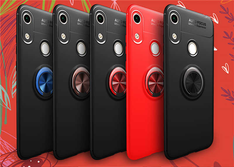 Huawei Y6S 2019 Kılıf Zore Ravel Silikon Kapak Kırmızı