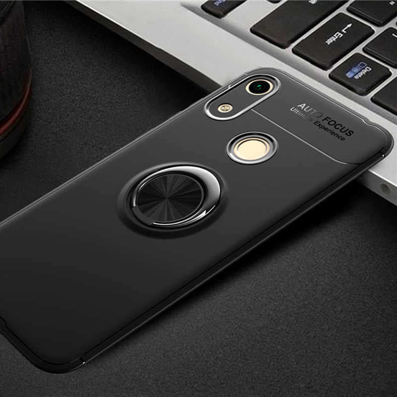 Huawei Y6S 2019 Kılıf Zore Ravel Silikon Kapak Siyah