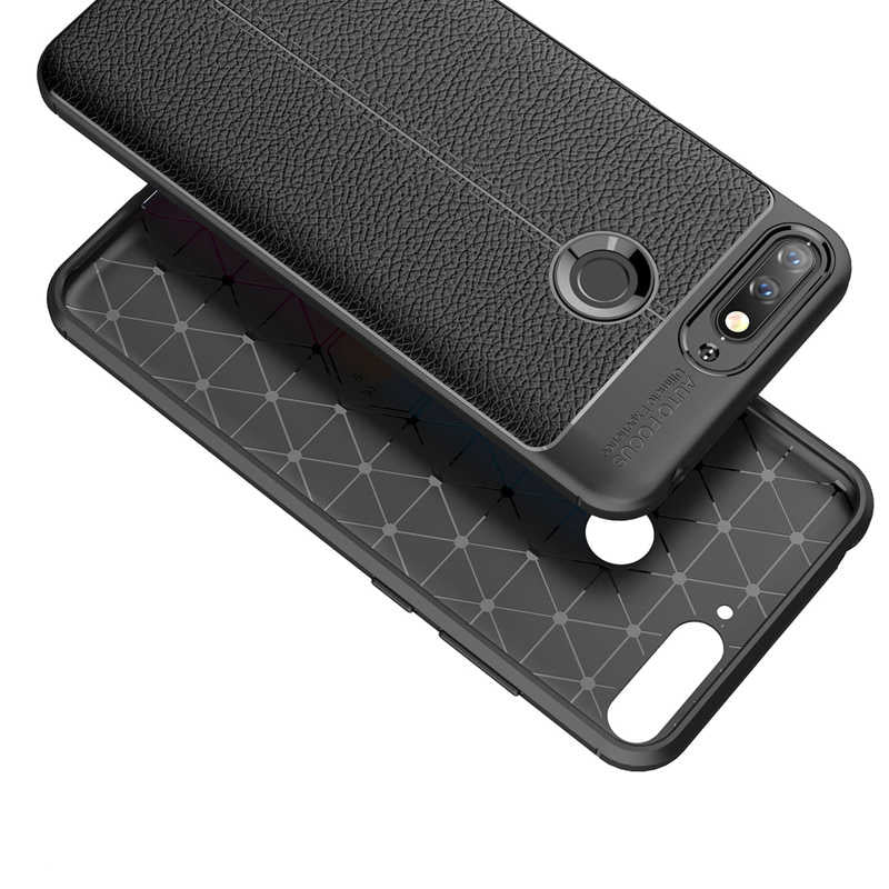 Huawei Y7 2018 Kılıf Zore Niss Silikon Kapak Gri