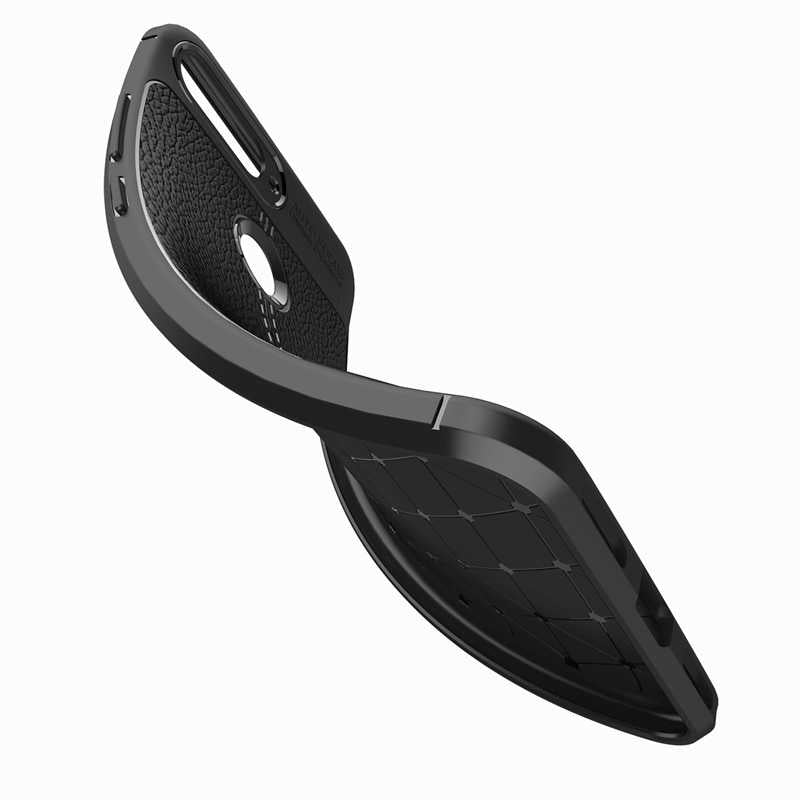 Huawei Y7 2018 Kılıf Zore Niss Silikon Kapak Gri