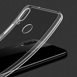 Huawei Y7 Prime 2019 Kılıf Zore Süper Silikon Kapak Renksiz