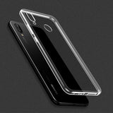 Huawei Y7 Prime 2019 Kılıf Zore Süper Silikon Kapak Renksiz